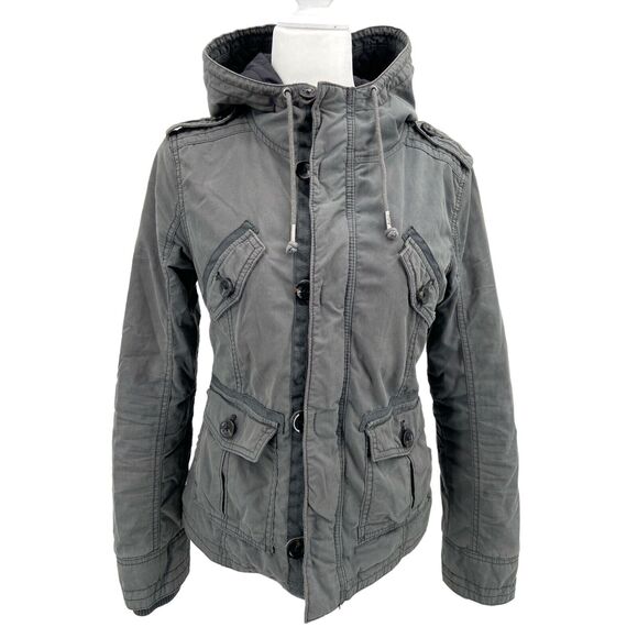 TNA Platoon Women’s Military Style Green‎ Jacket Sz Small - Picture 1 of 11